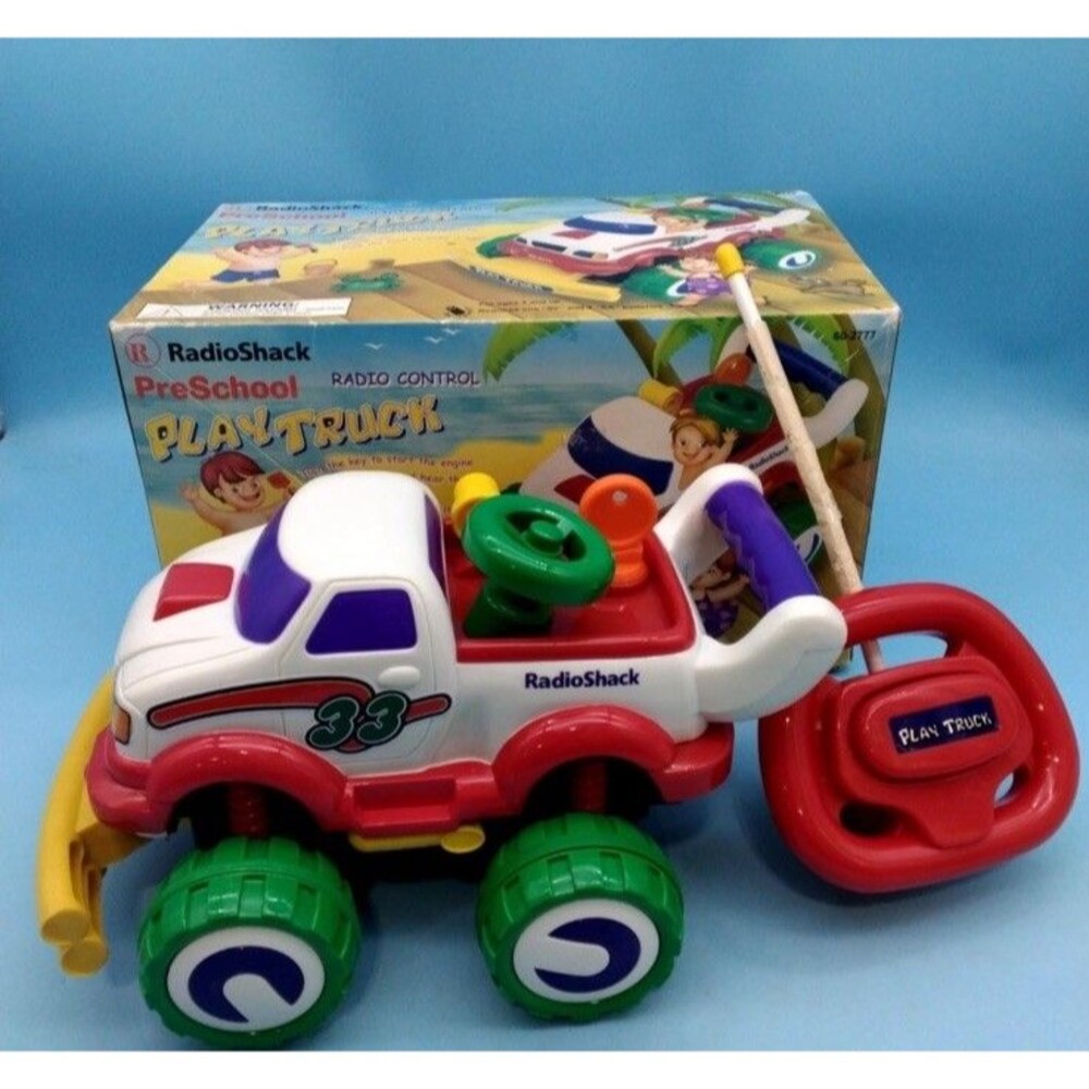 Vintage RadioShack PreSchool RC Play Truck 60-2777 w/ Box Tested Collectible
